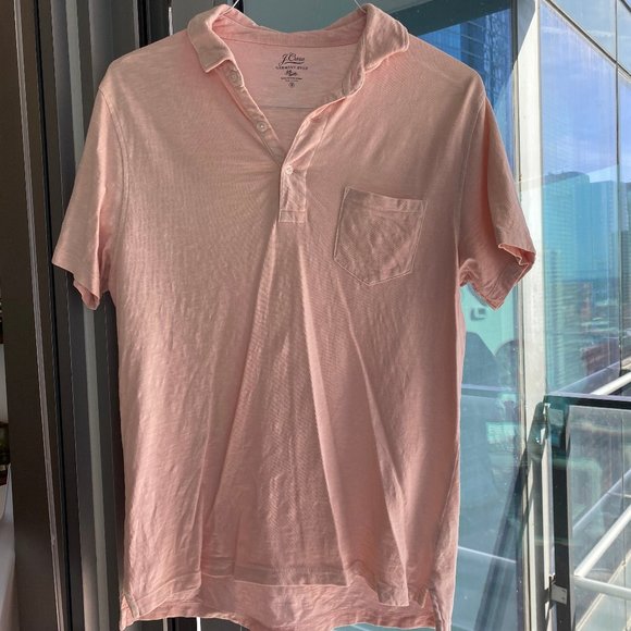J. Crew Other - Men's Jcrew Pink Polo